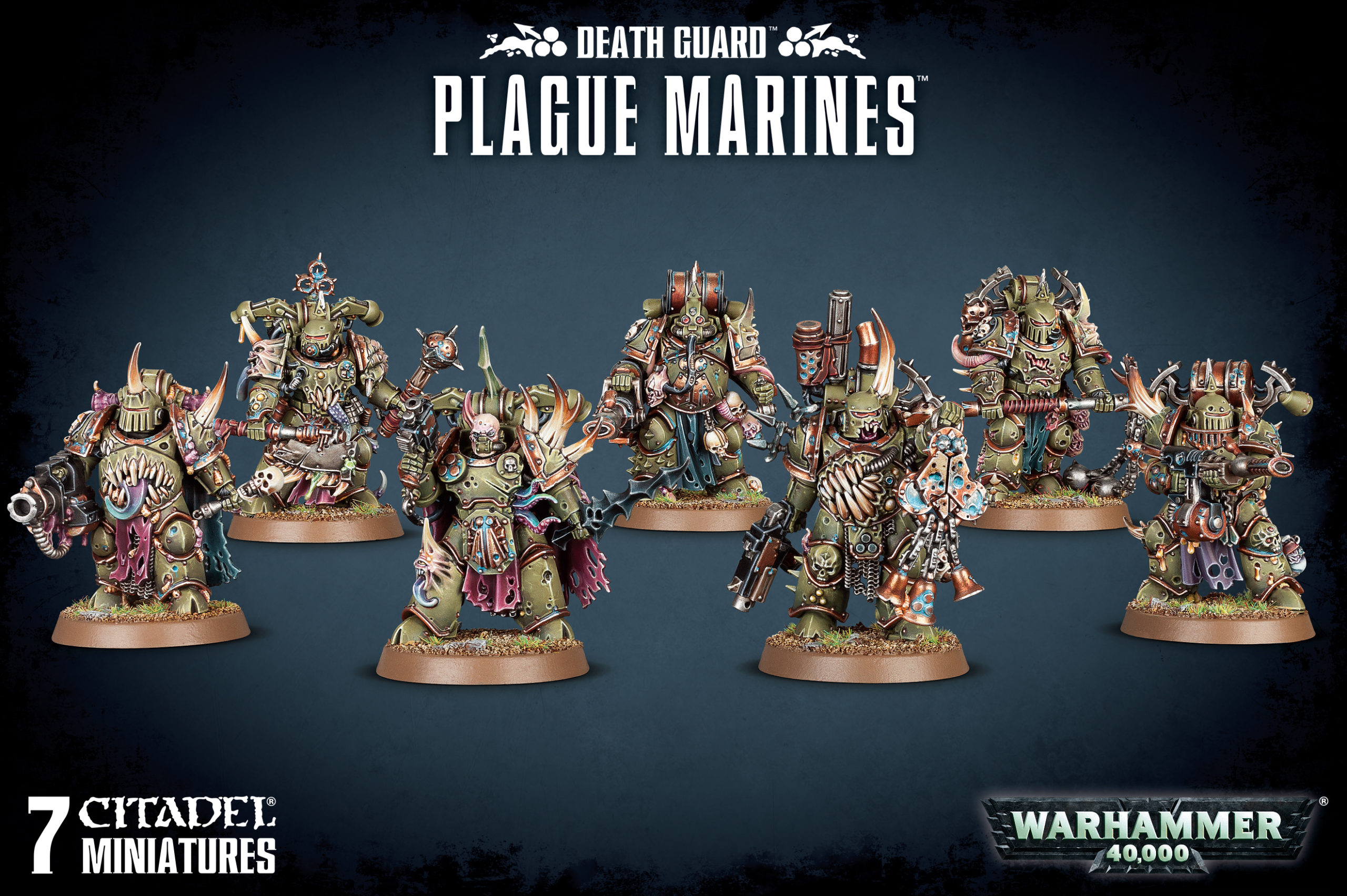 Warhammer 40K Death Guard Plague Marines
